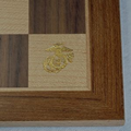 Wood Checkers Set - 12" Board